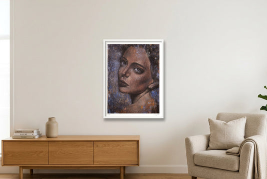 Emma — 60×80cm, 24×31" White Frame