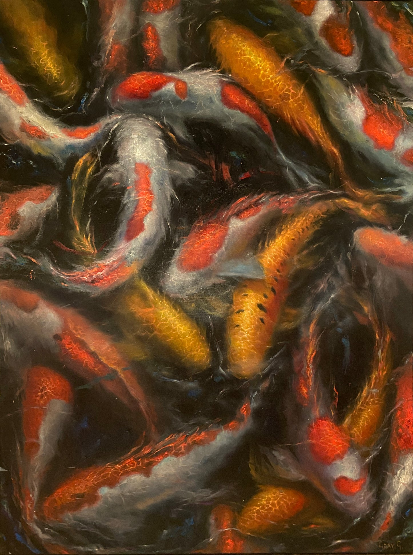 'Genki' Oil on canvas 76.2cm x 102cm