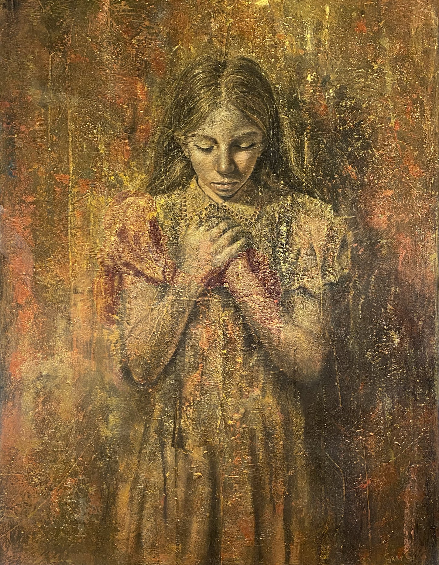'Mill Girl' 80cm x 120cm