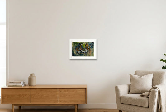 Koi_3 — A4 (30×21cm, 12×8") White Frame
