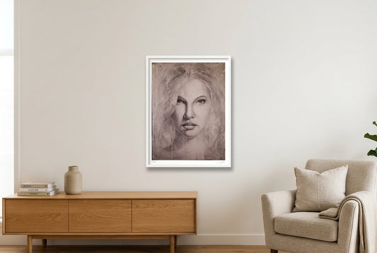Anna — 60×80cm, 24×31" White Frame