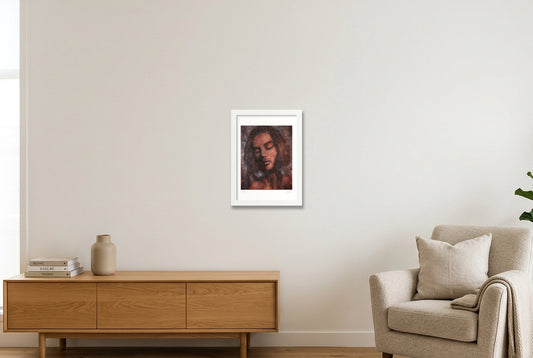 Yana — A4 (21×30cm, 8×12") White Frame