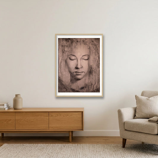 Simarou_Tint — 60×80cm, 24×31" Oak Frame