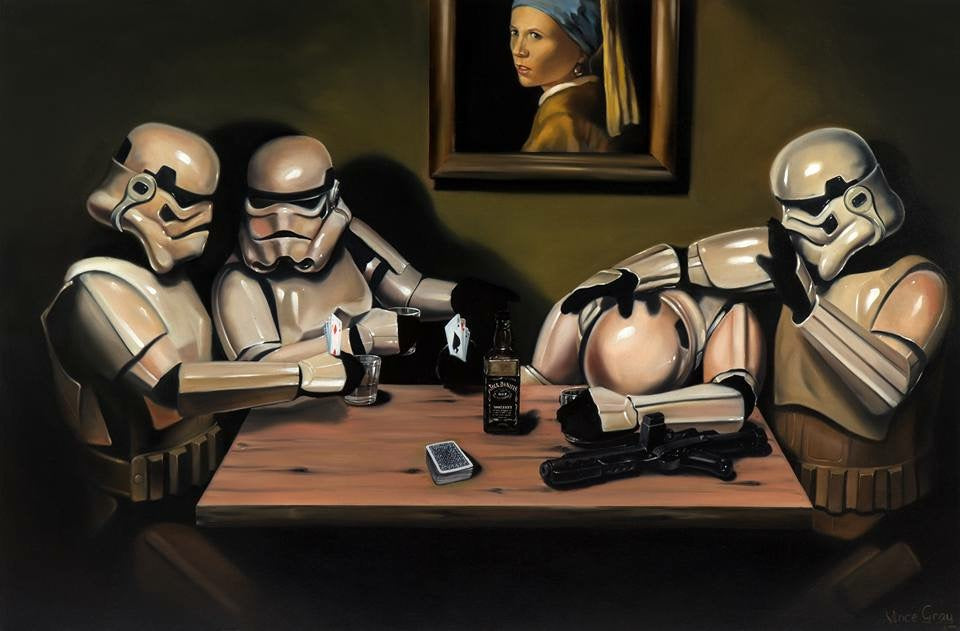 Down the Empire Oil on canvas 92cm x 152cm
