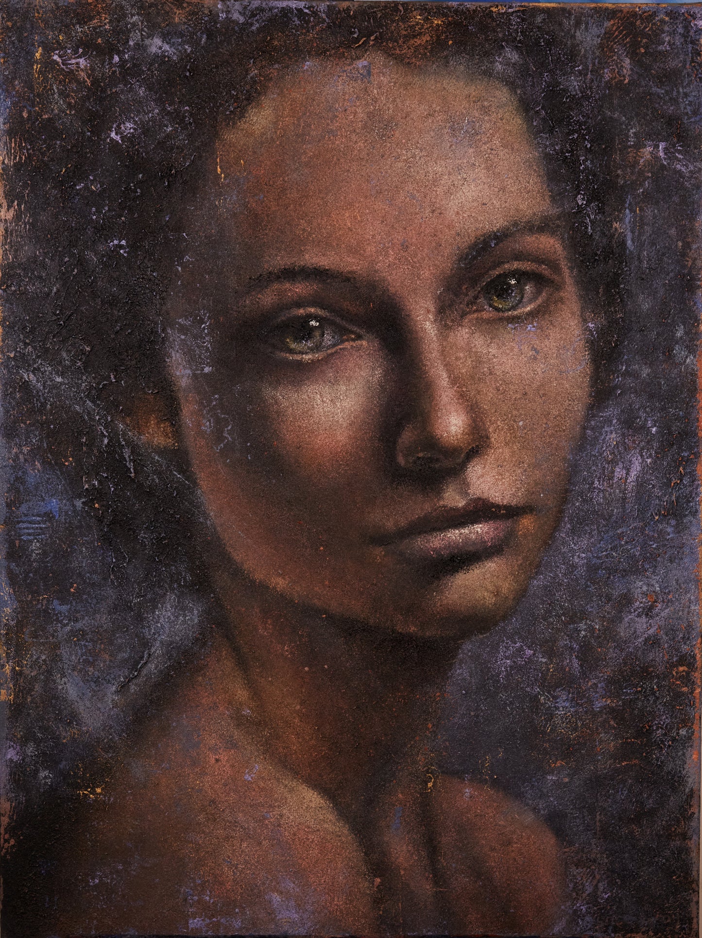 'Olena' Beauty to Abrasion Oil on Canvas 76.2cmx 102cm