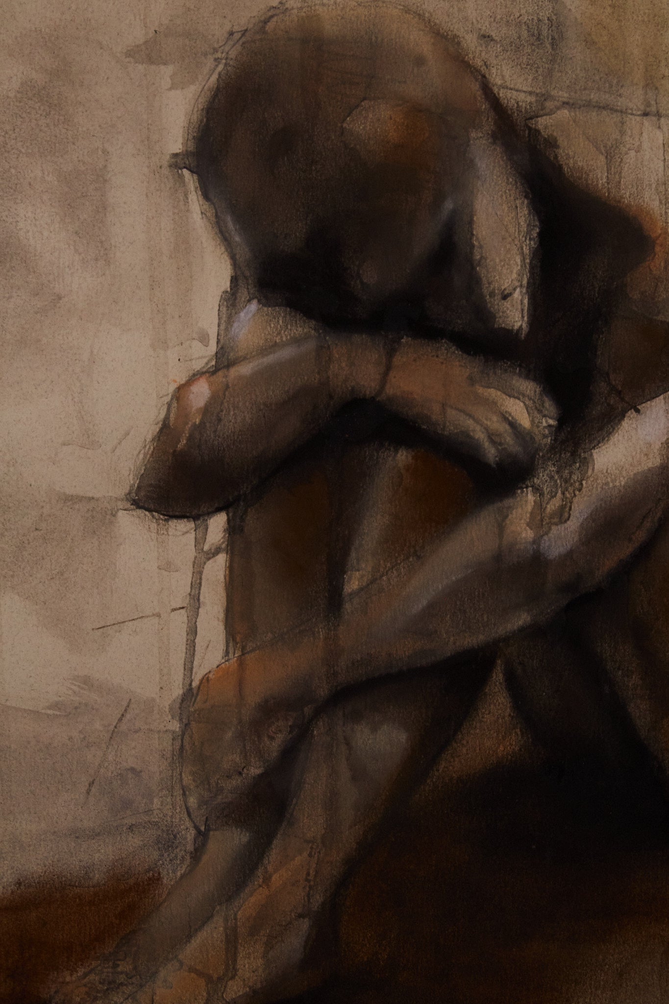 Silence Mixed Media on paper