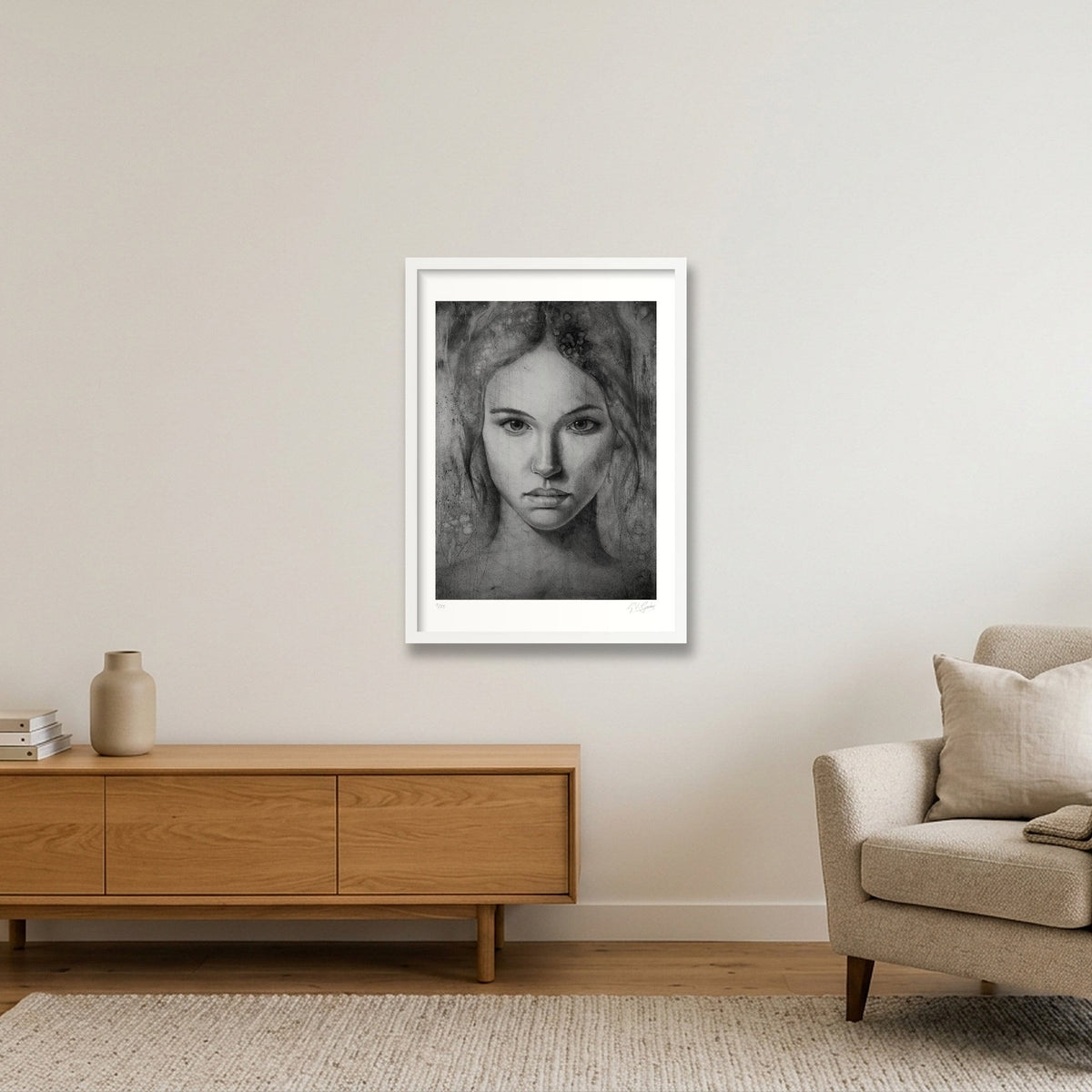 Katerina — 42×59cm, 17×23" White Frame