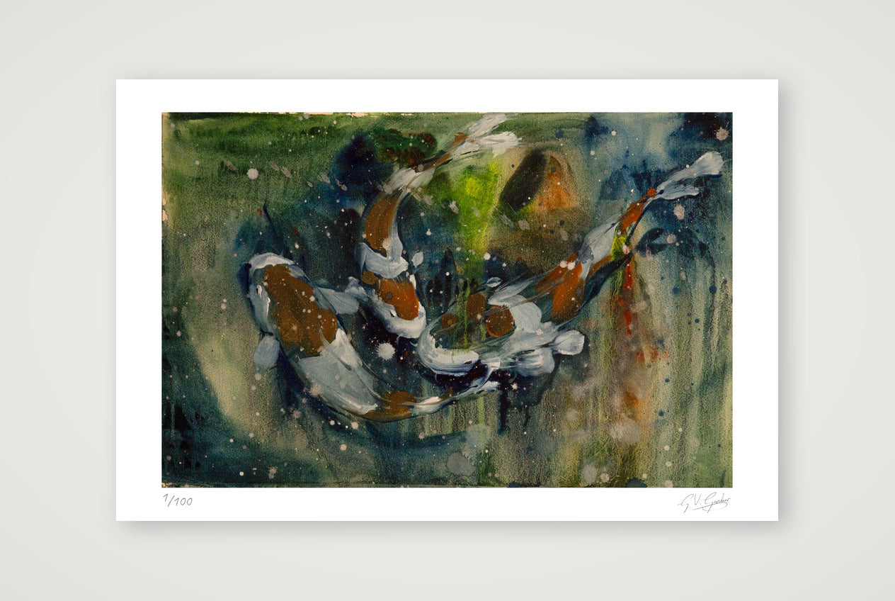 Koi_3 — 45×30cm, 18×12" Print only