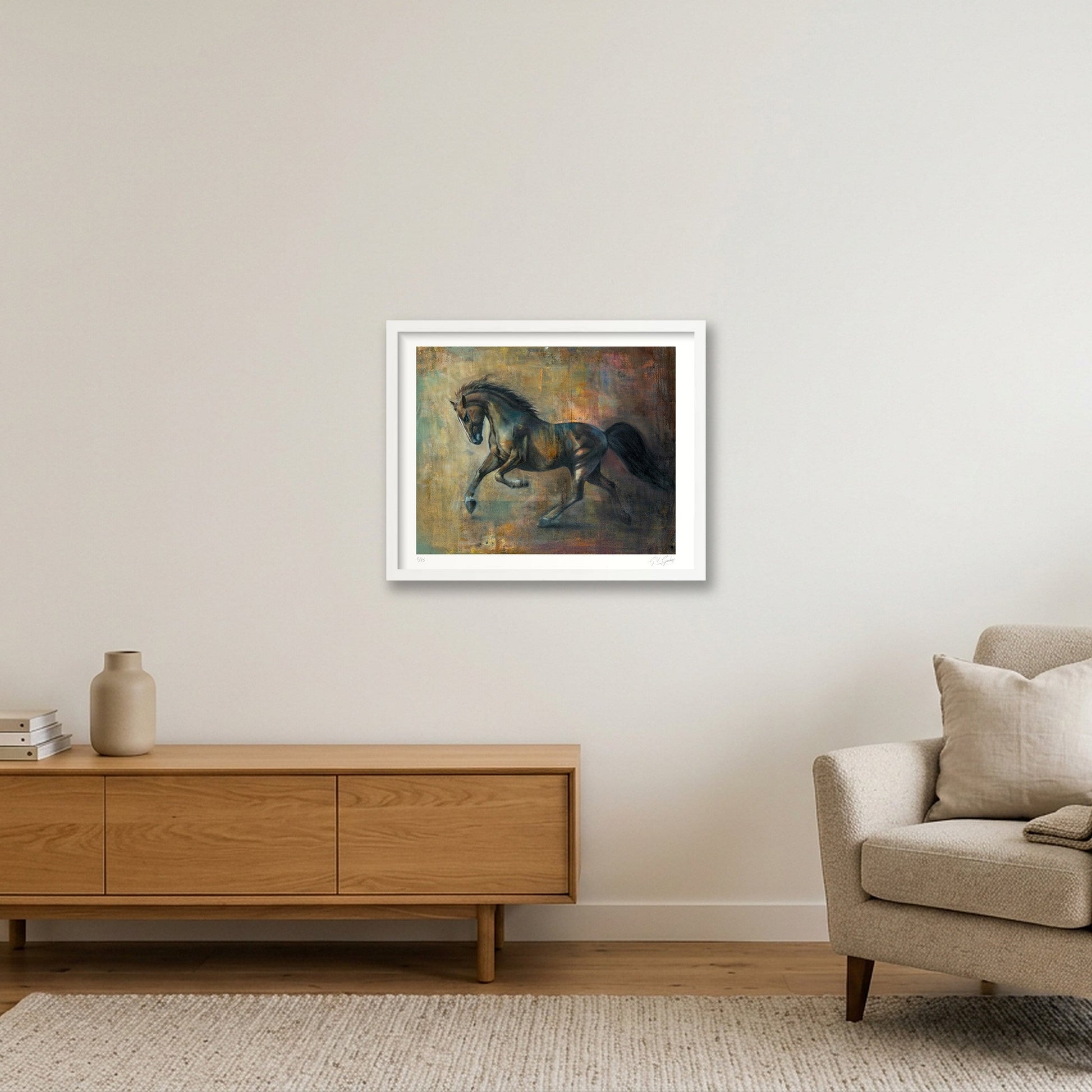 Shadow — 50×40cm, 20×16" White Frame