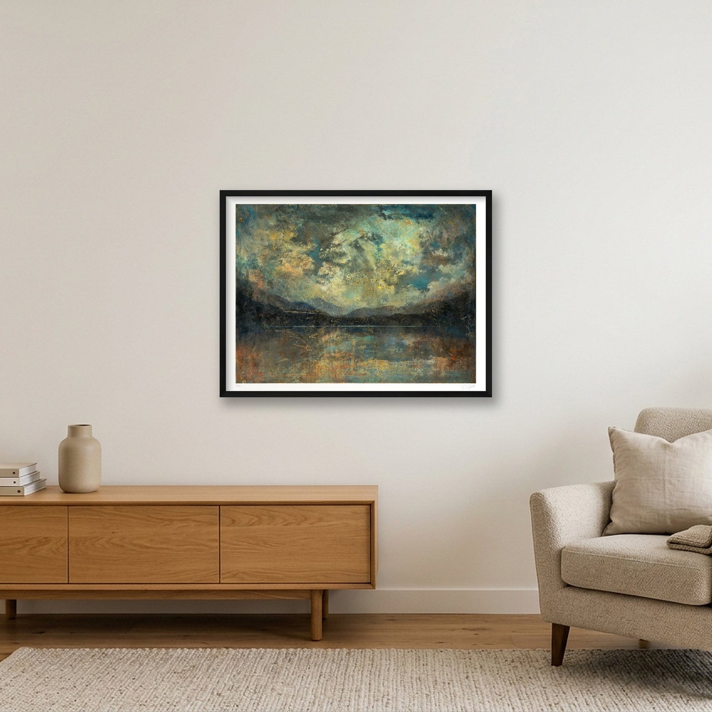 Landscape 02 — 80×60cm, 31×24" Black Frame