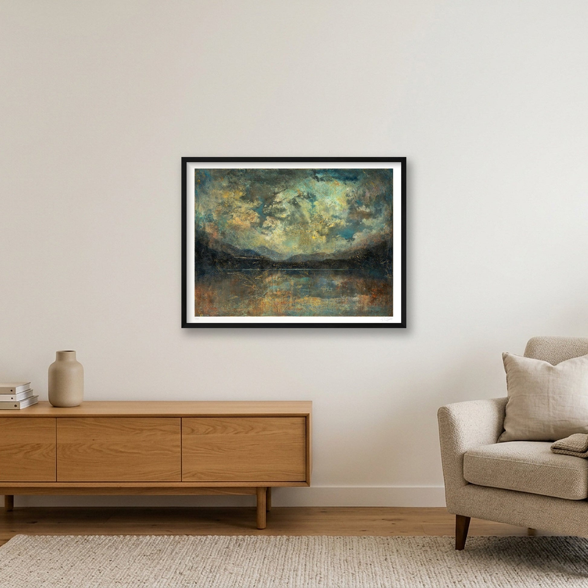 Landscape 02 — 80×60cm, 31×24" Black Frame