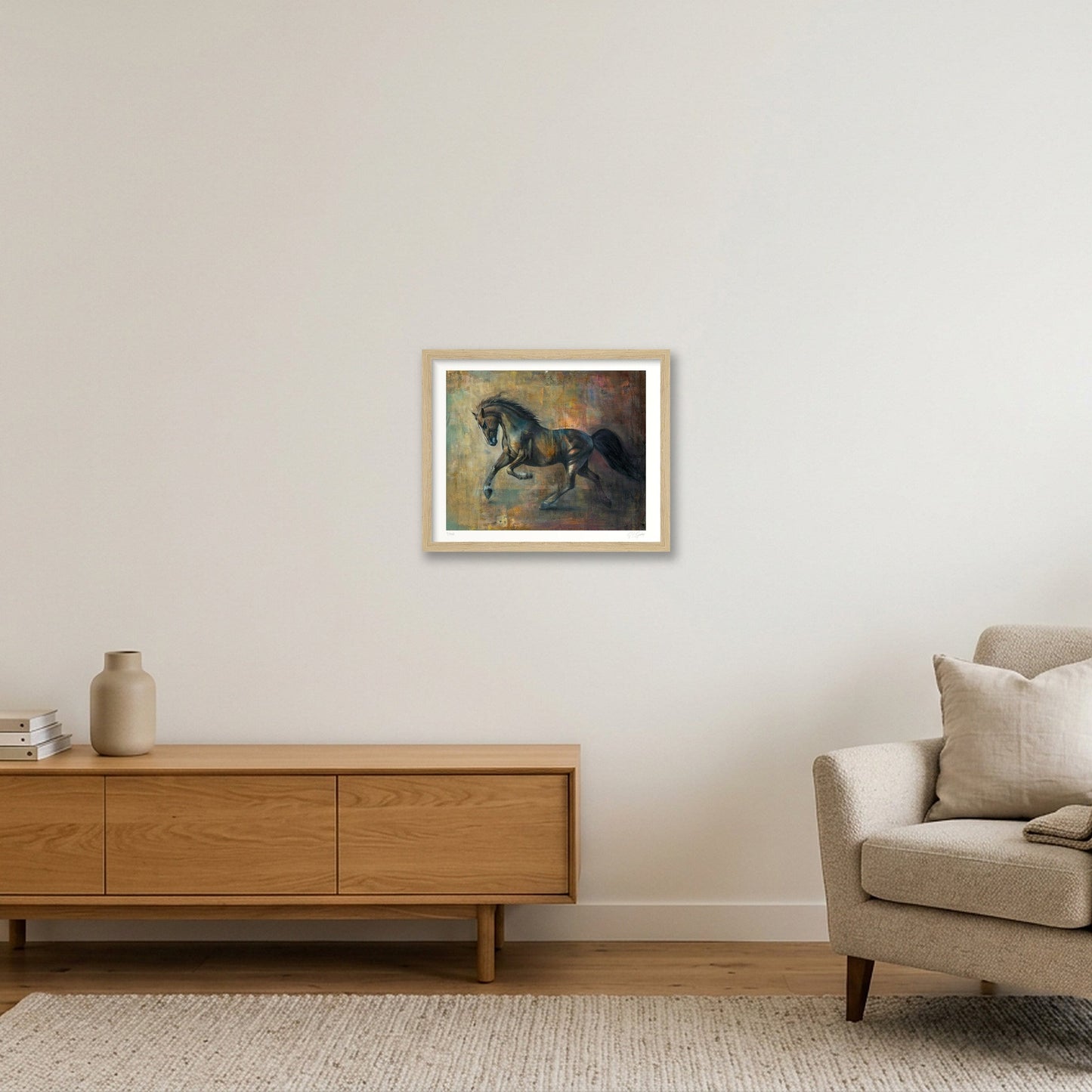 Shadow — 35×28cm, 14×11" Oak Frame