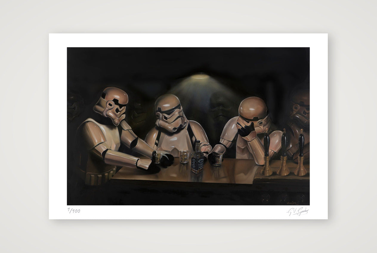 Stormtrooper - The Debate — 45×30cm, 18×12" Print only