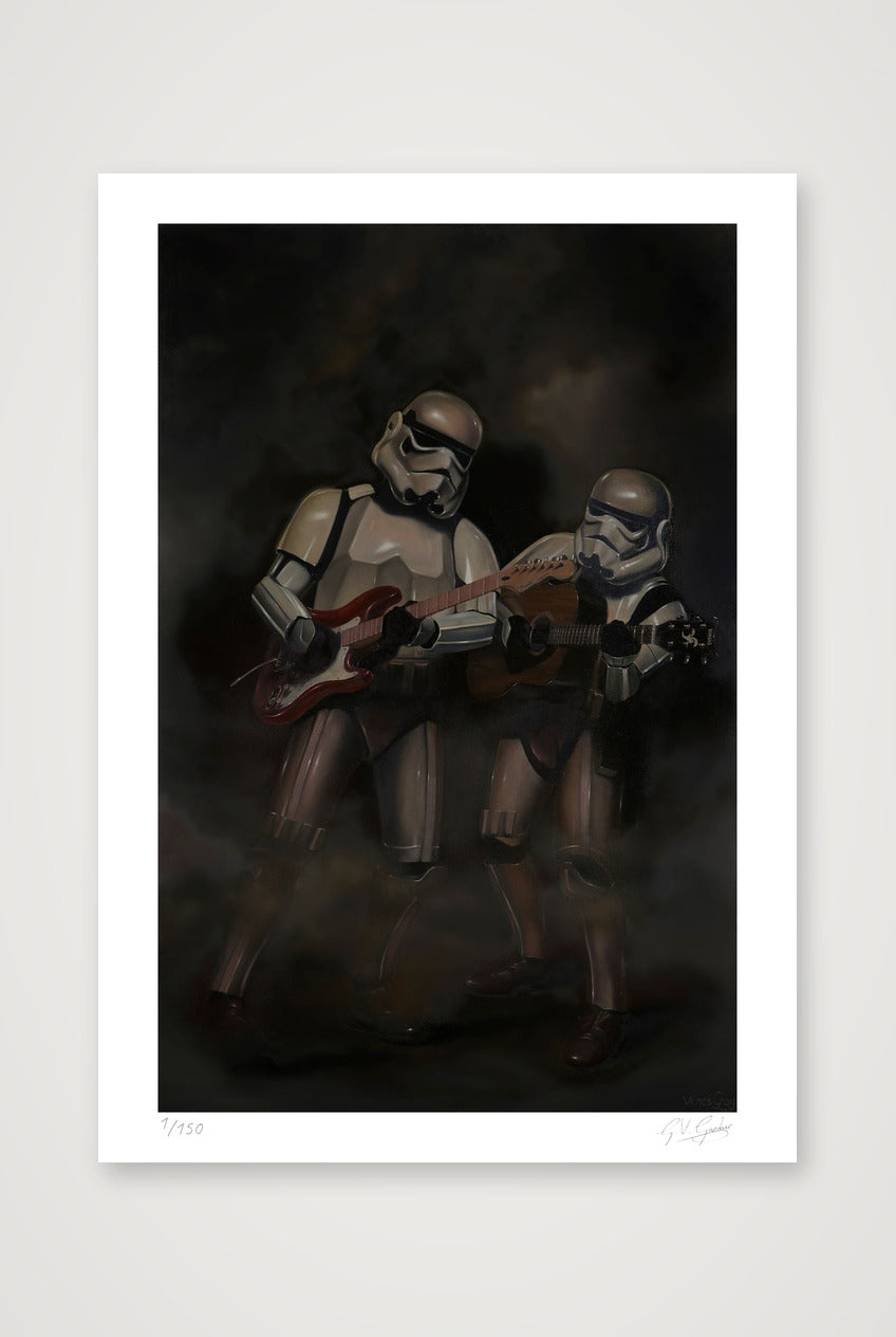 Stormtrooper - Jammin' — A4 (21×30cm, 8×12") Print only