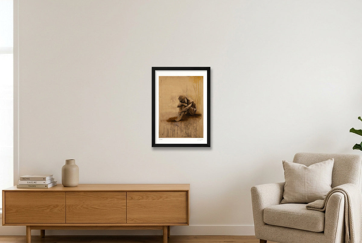 Silence — A3 (30×42cm, 12×17") Black Frame