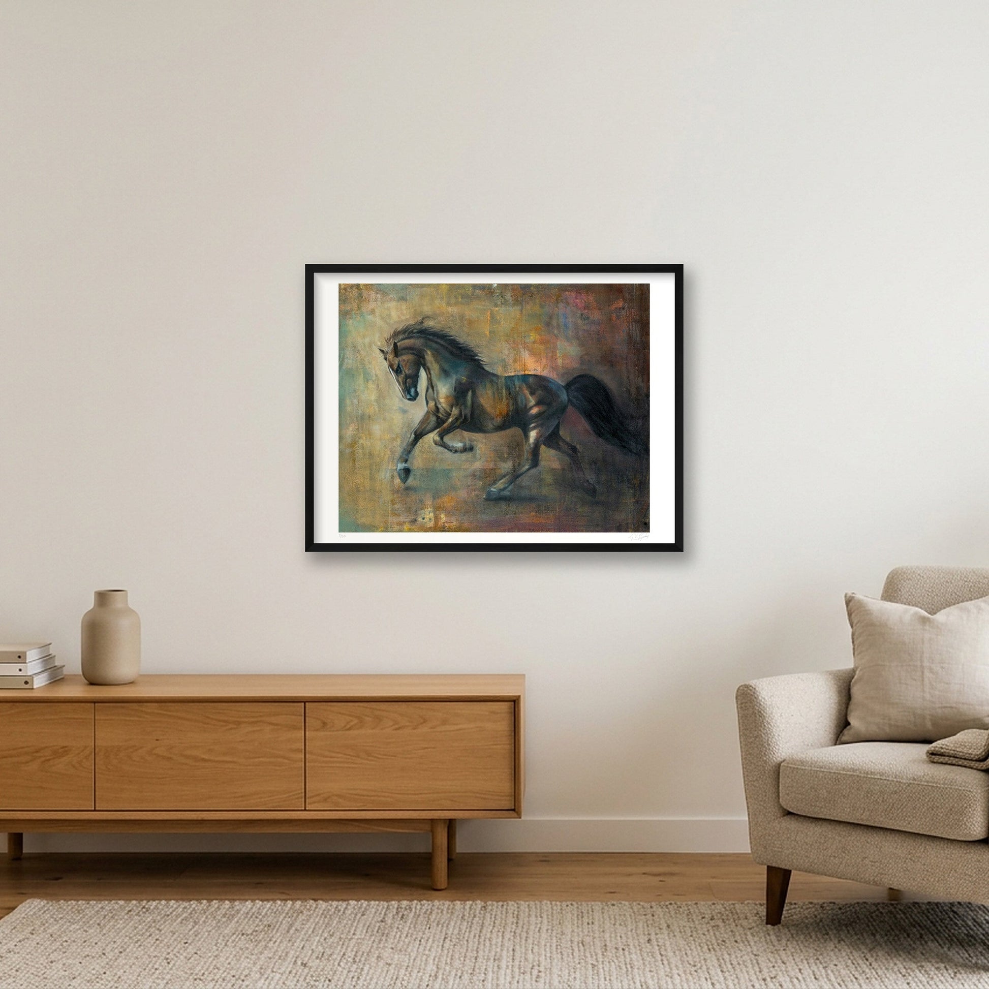Shadow — 80×60cm, 31×24" Black Frame