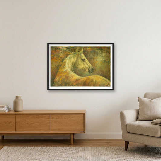 A Grace of Gold — 100×70cm, 39×28" Black Frame