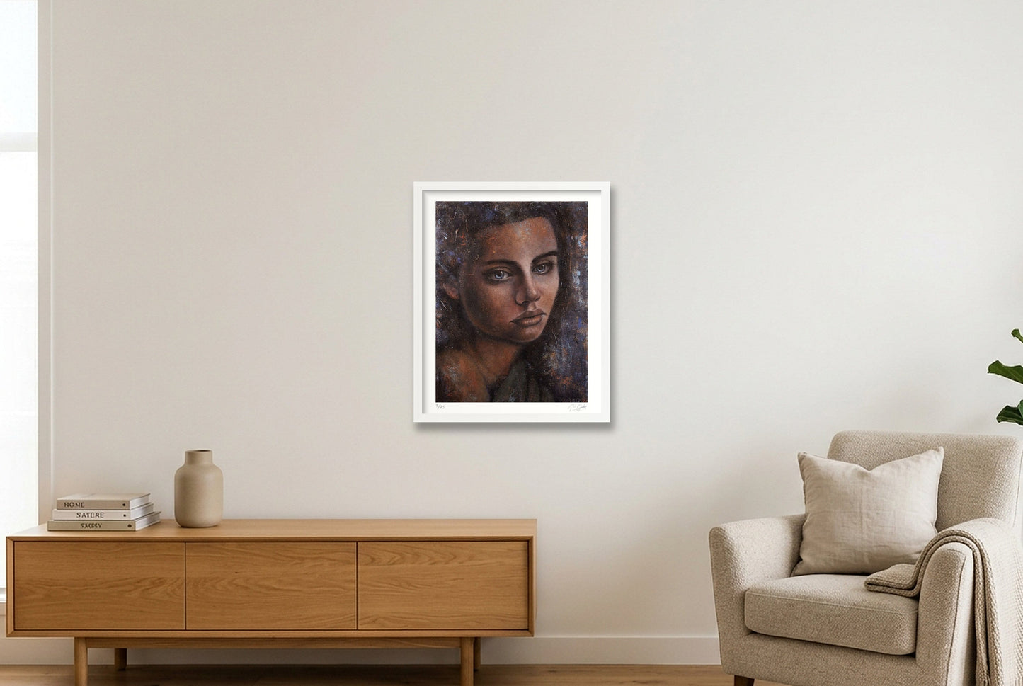 Bronte — 40×50cm, 16×20" White Frame