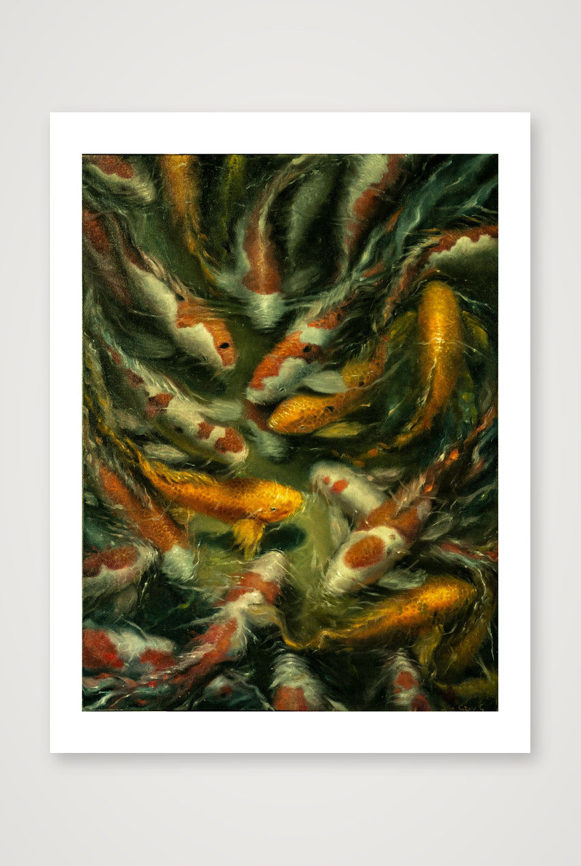 Koi_Tint — 30×40cm, 12×16" Print only