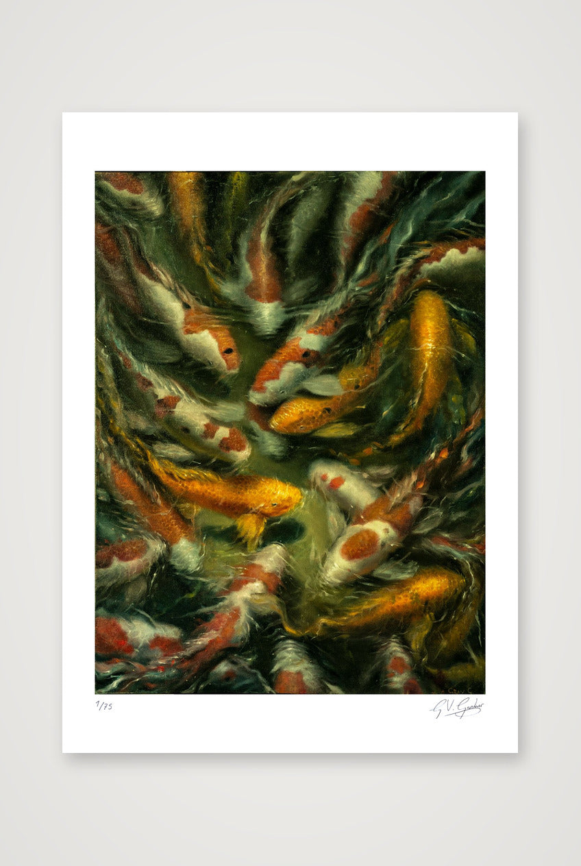 Koi_Tint — 42×59cm, 17×23" Print only