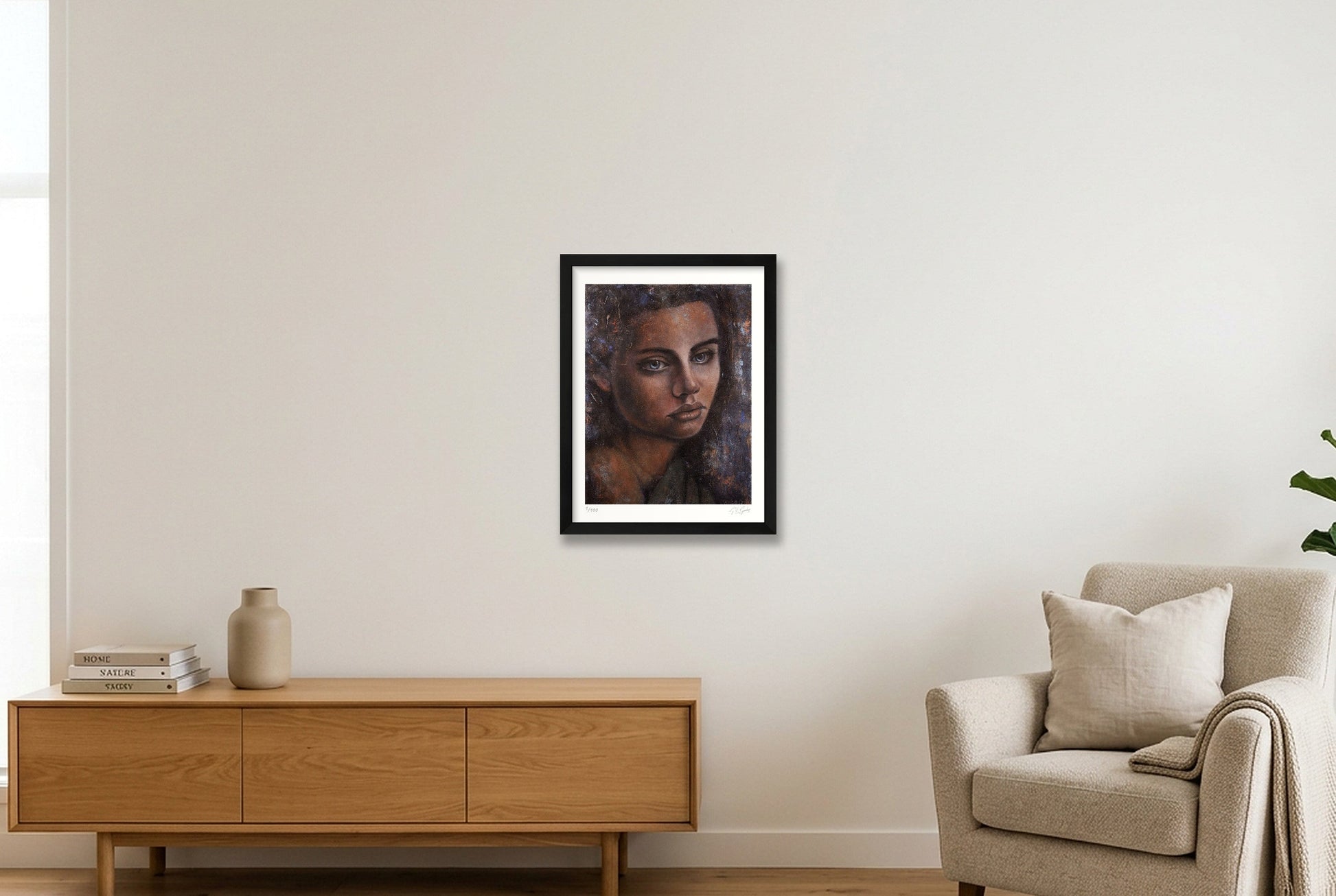 Bronte — 30×40cm, 12×16" Black Frame