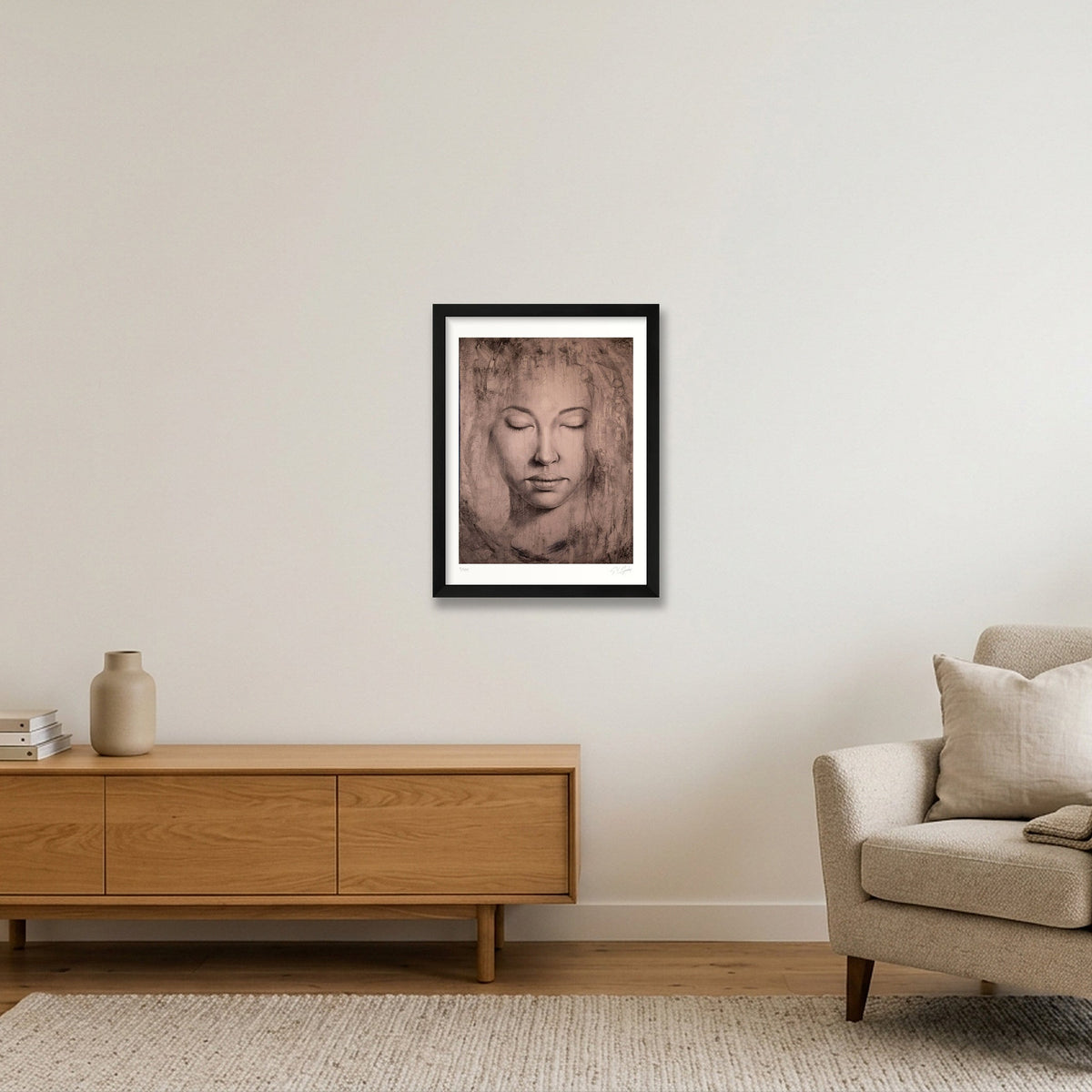 Simarou_Tint — 30×40cm, 12×16" Black Frame