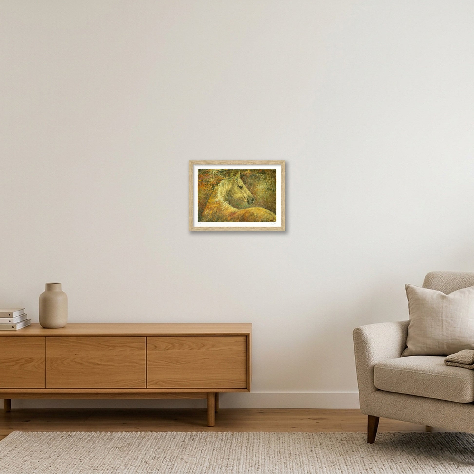 A Grace of Gold — A4 (30×21cm, 12×8") Oak Frame