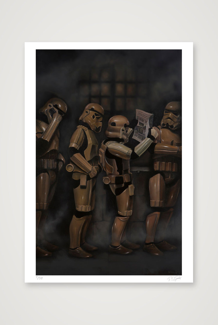 Stormtrooper - The Audition — 70×100cm, 28×39" Print only