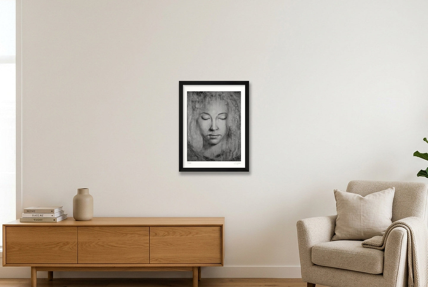 Simarou — 30×40cm, 12×16" Black Frame