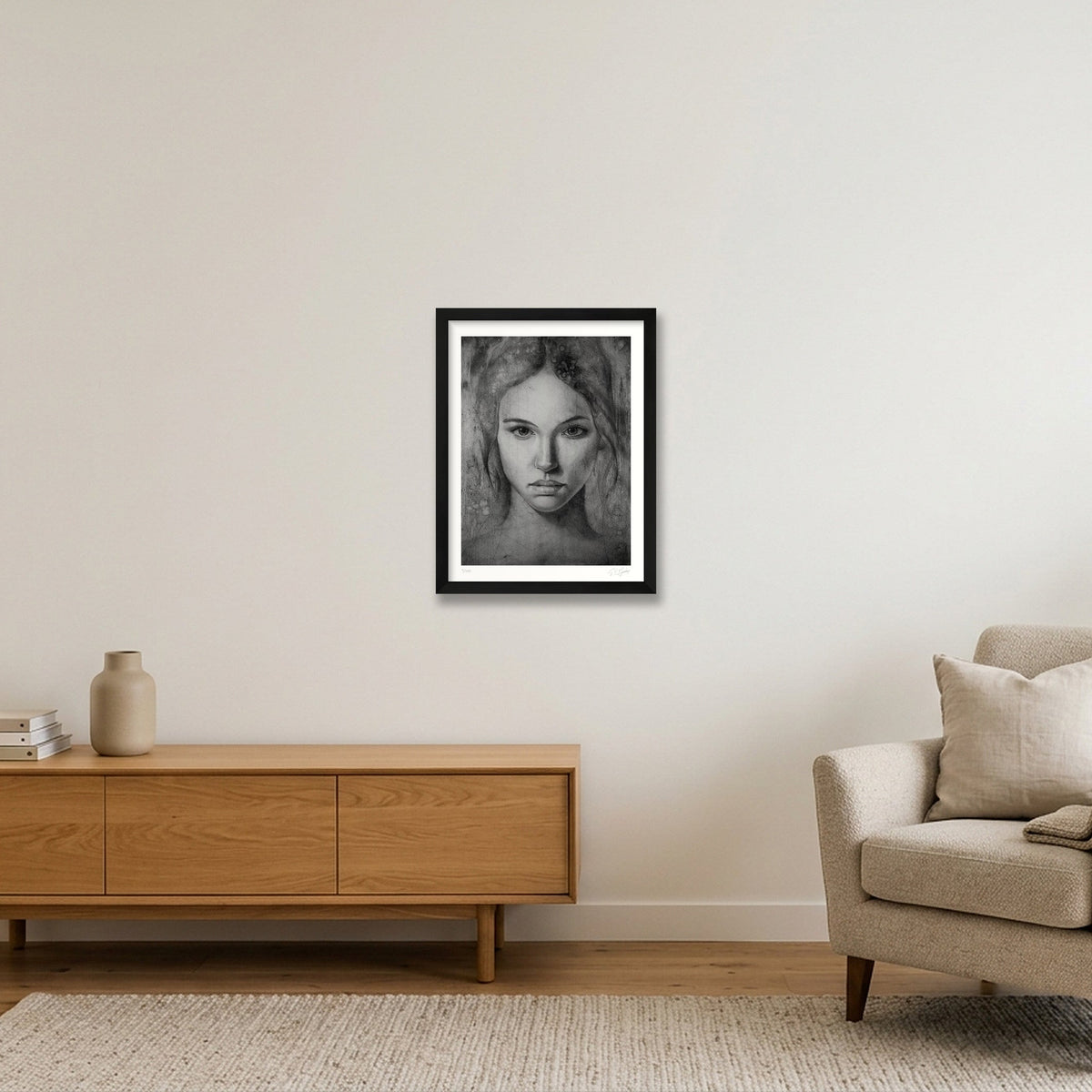 Katerina — 30×40cm, 12×16" Black Frame