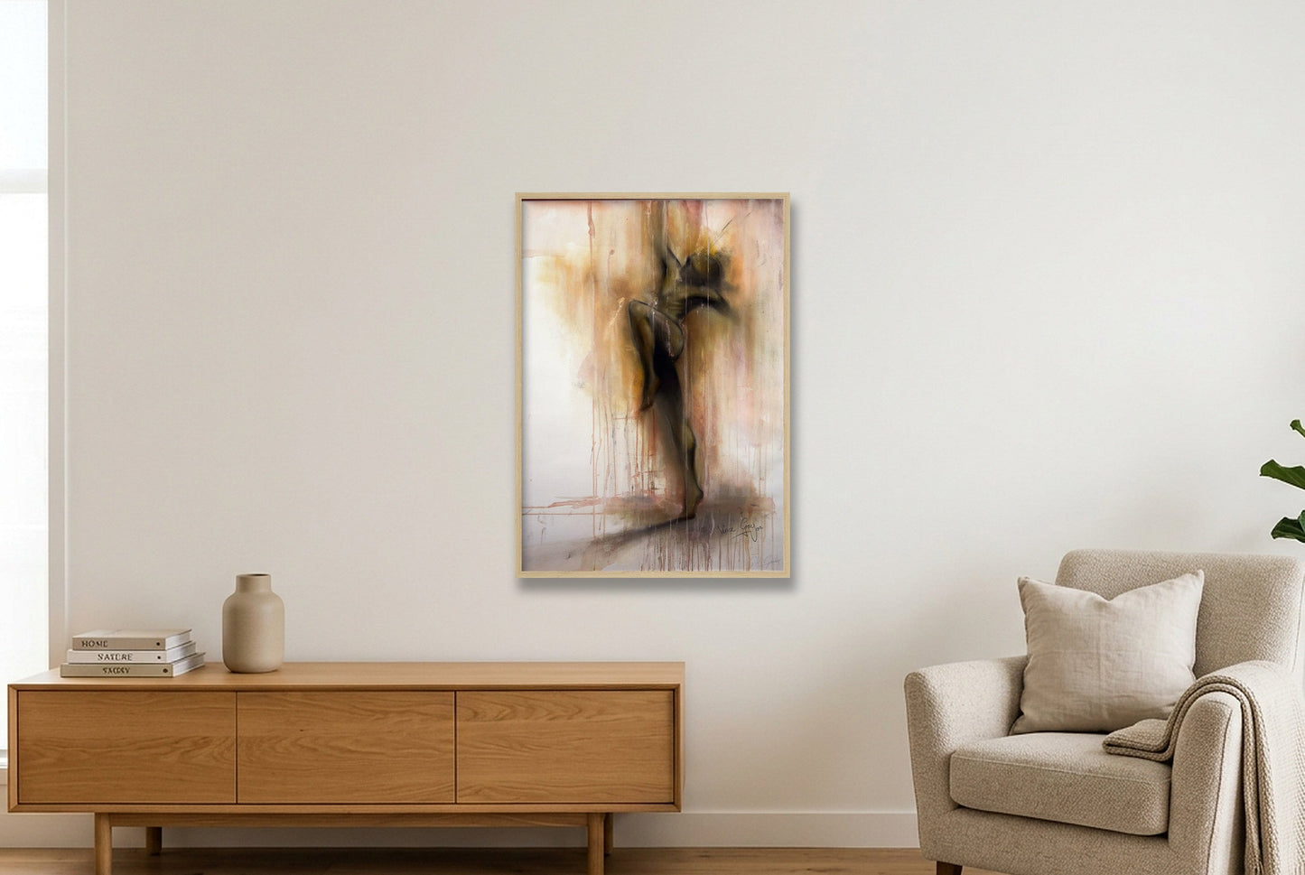 Reach — 59×84cm, 23×33" Oak Frame