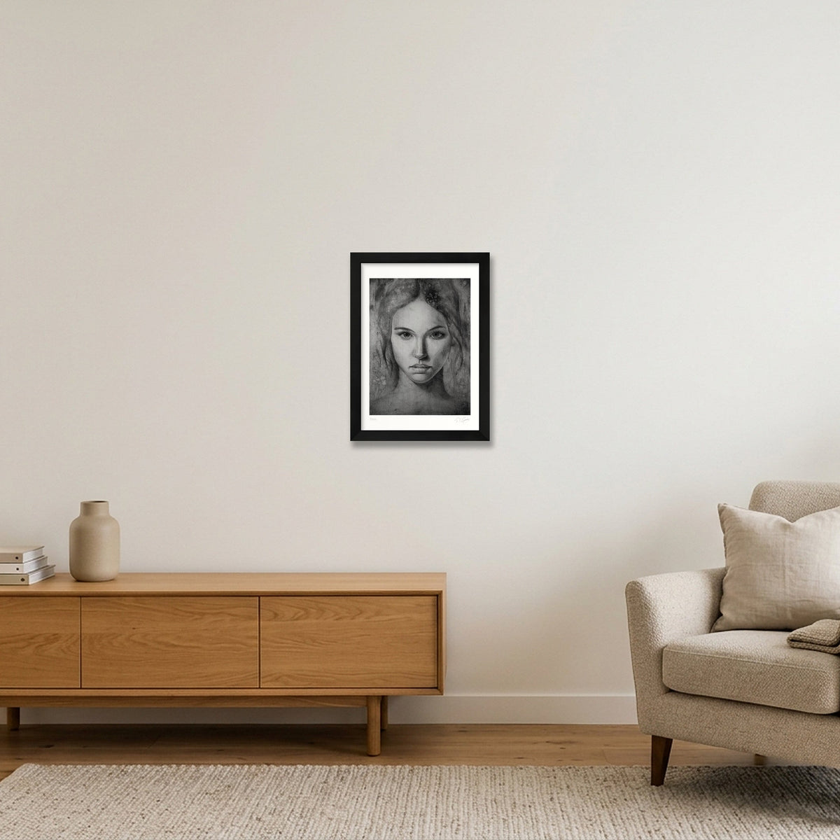 Katerina — A4 (21×30cm, 8×12") Black Frame