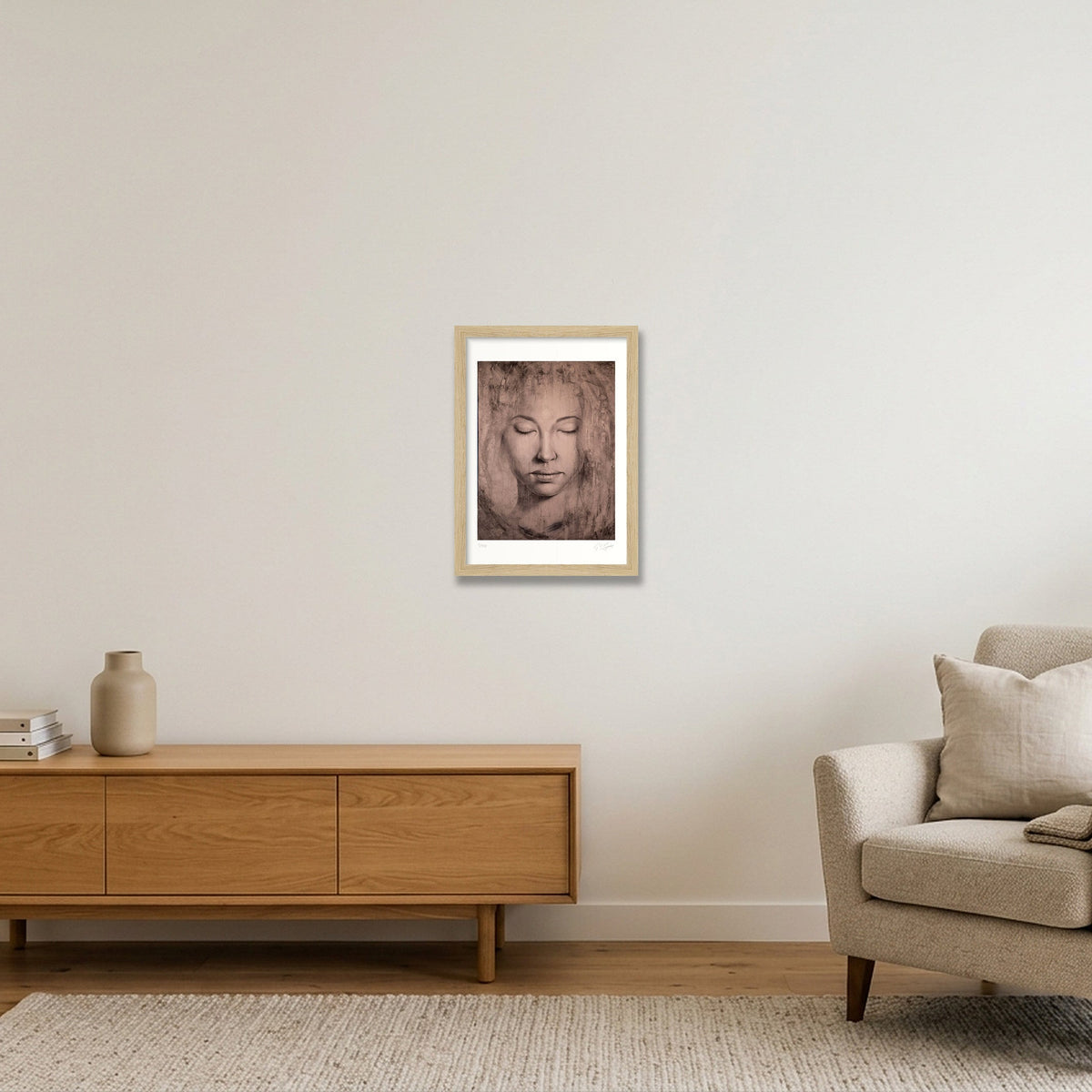 Simarou_Tint — A4 (21×30cm, 8×12") Oak Frame