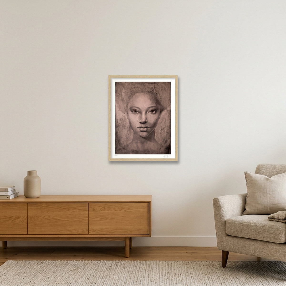 Irie_Tint — 40×50cm, 16×20" Oak Frame
