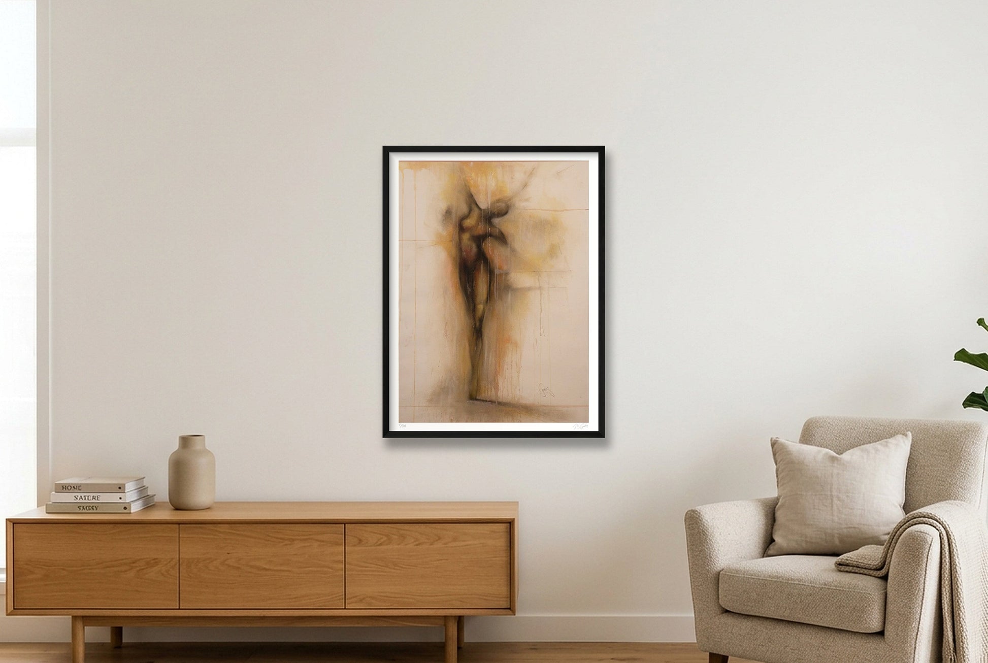 En Pointe — 60×80cm, 24×31" Black Frame