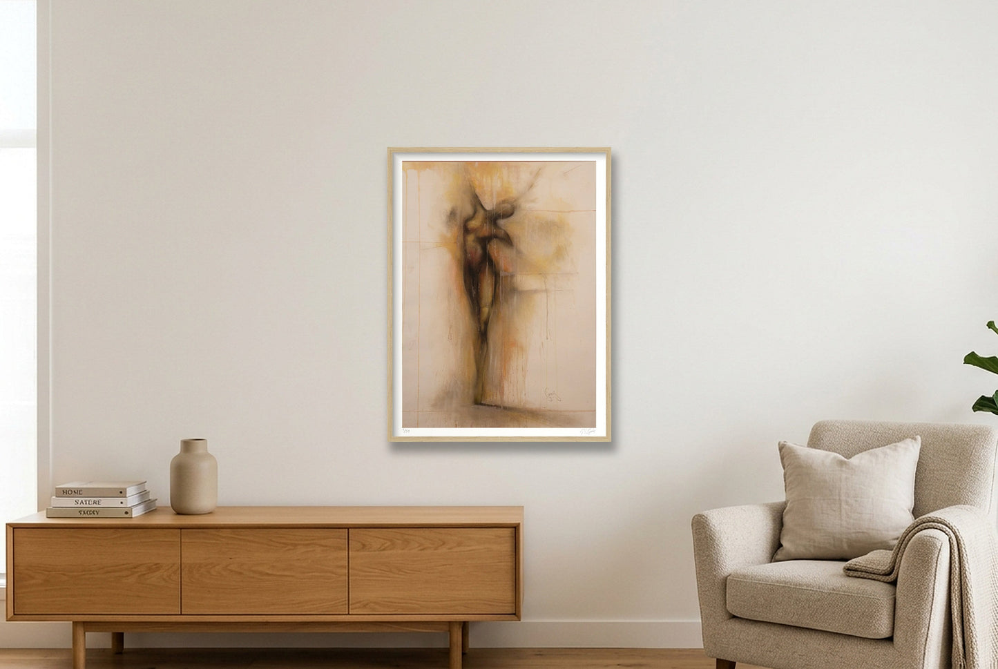 En Pointe — 60×80cm, 24×31" Oak Frame