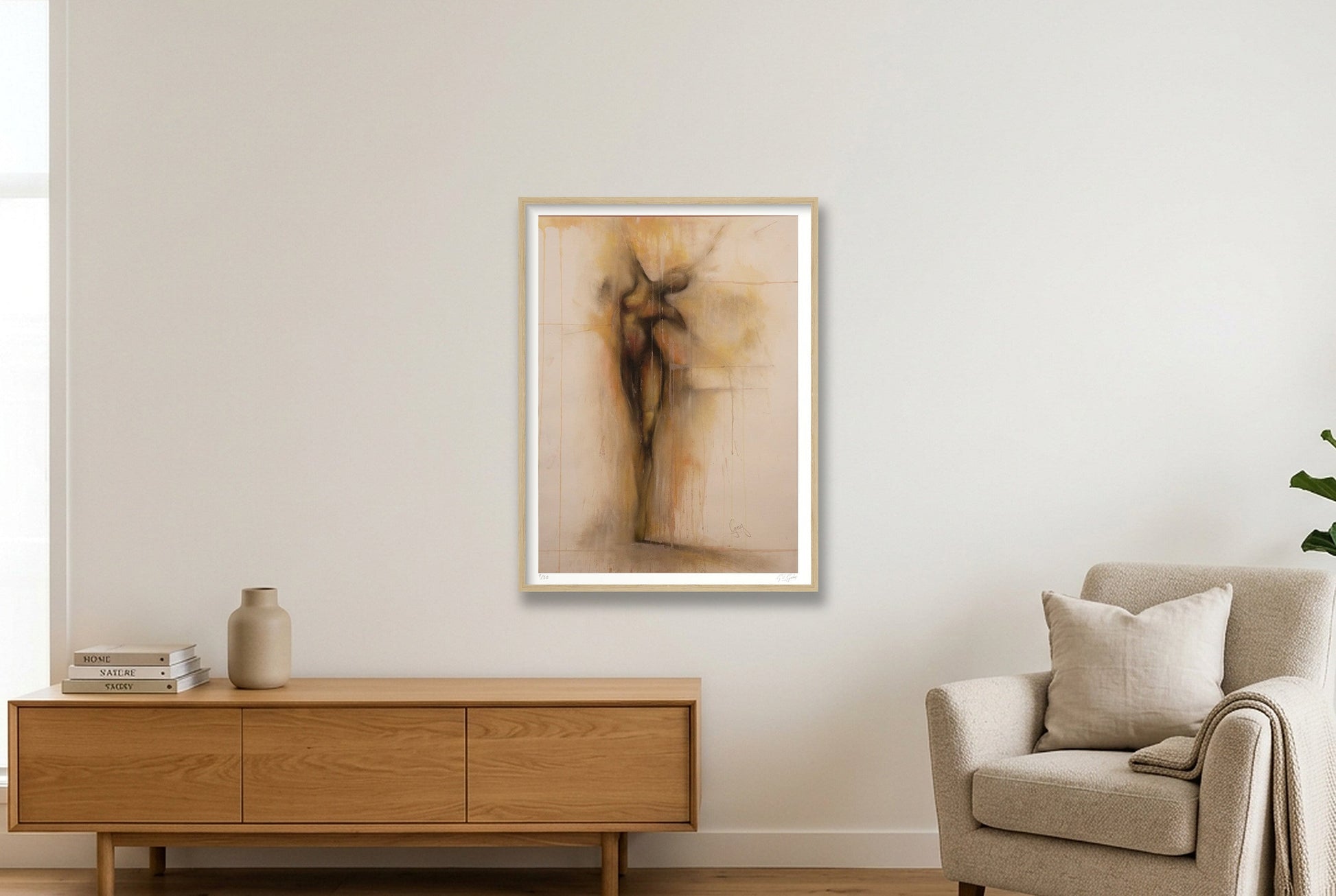 En Pointe — 60×80cm, 24×31" Oak Frame