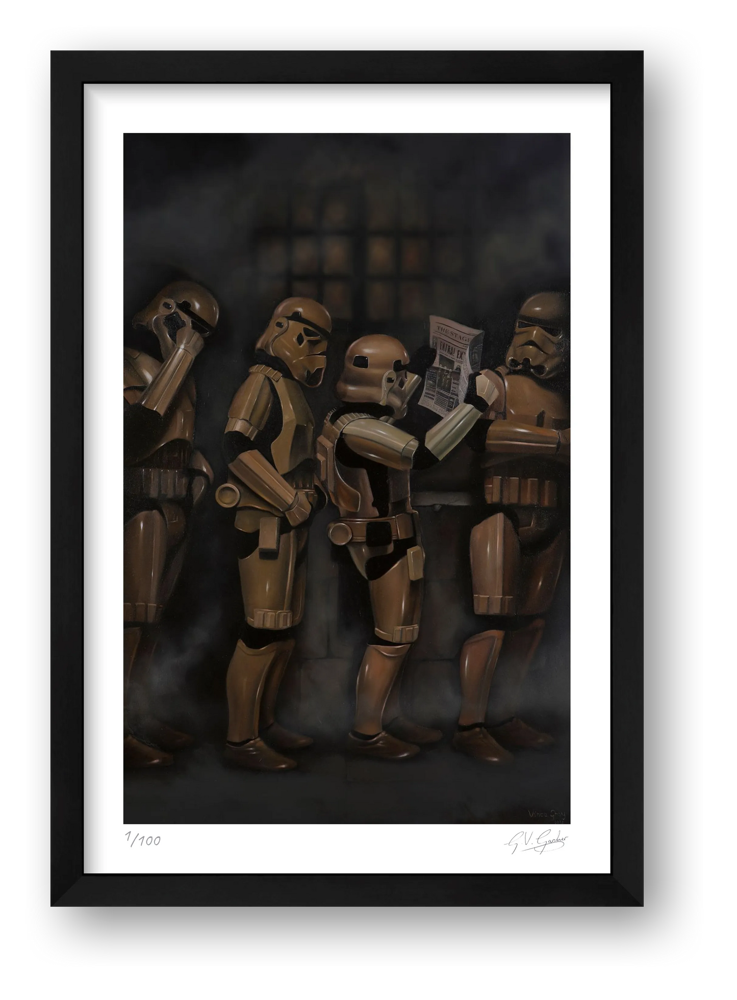 Stormtrooper - The Audition — framed
