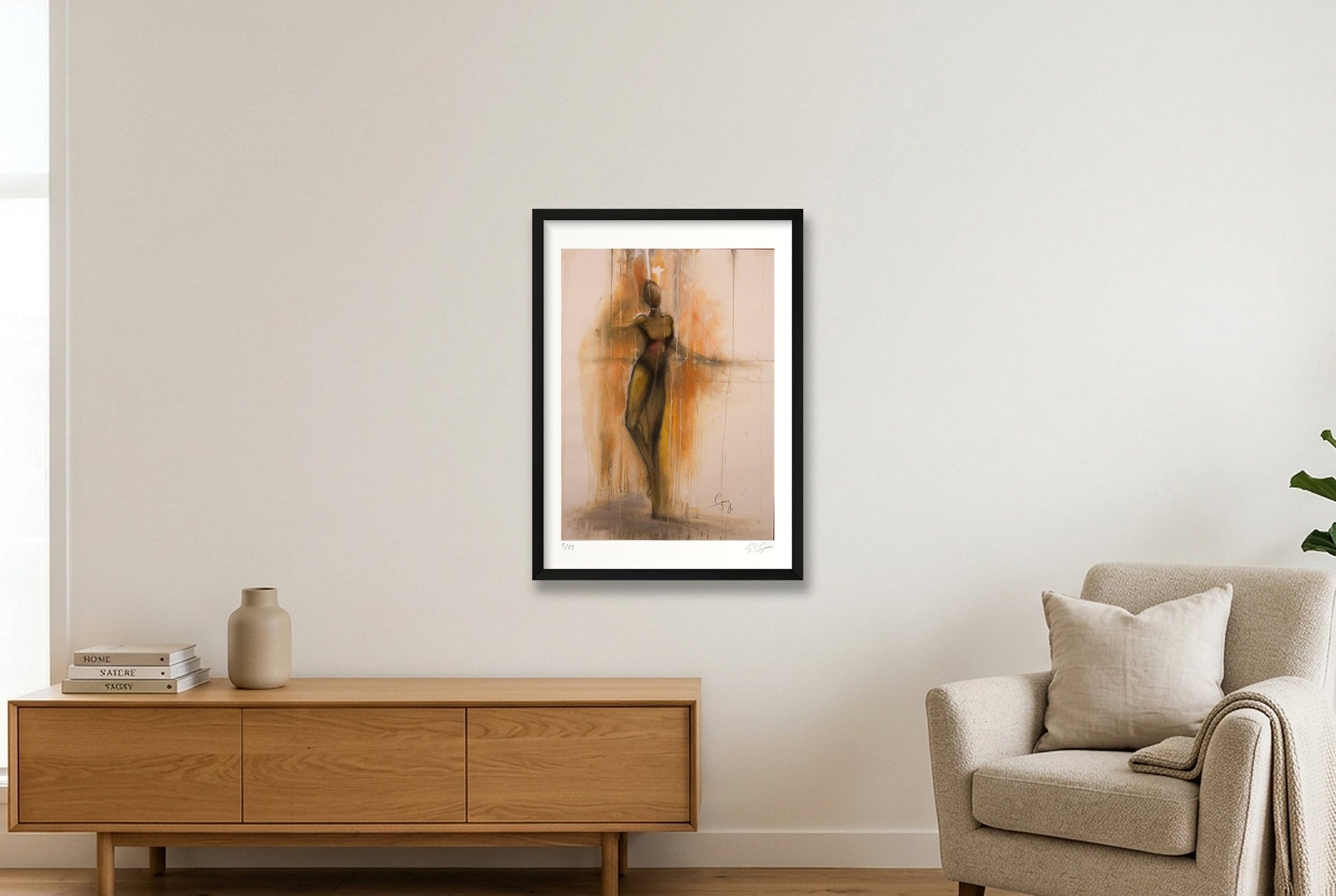 La Barre — 42×59cm, 17×23" Black Frame