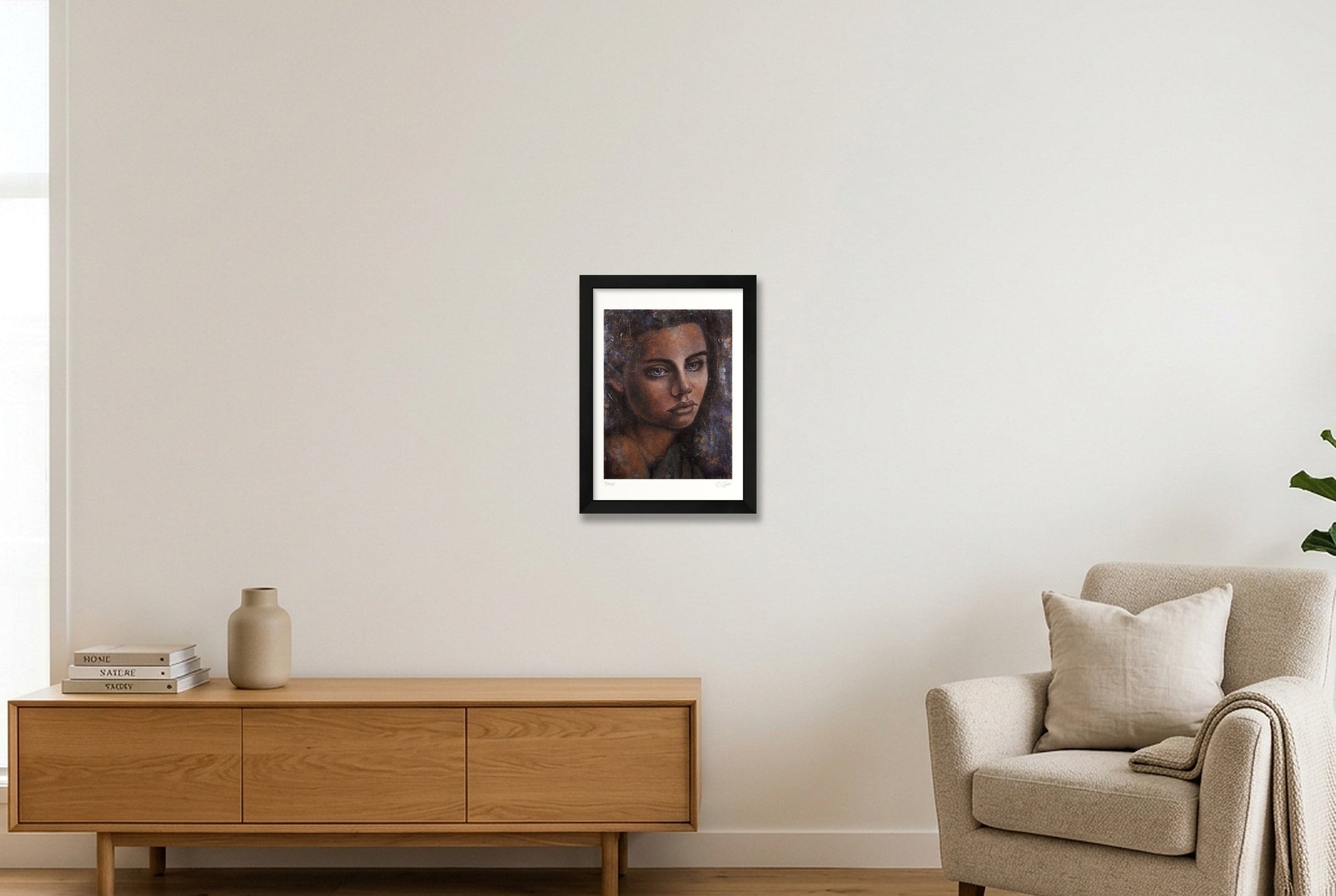 Bronte — A4 (21×30cm, 8×12") Black Frame
