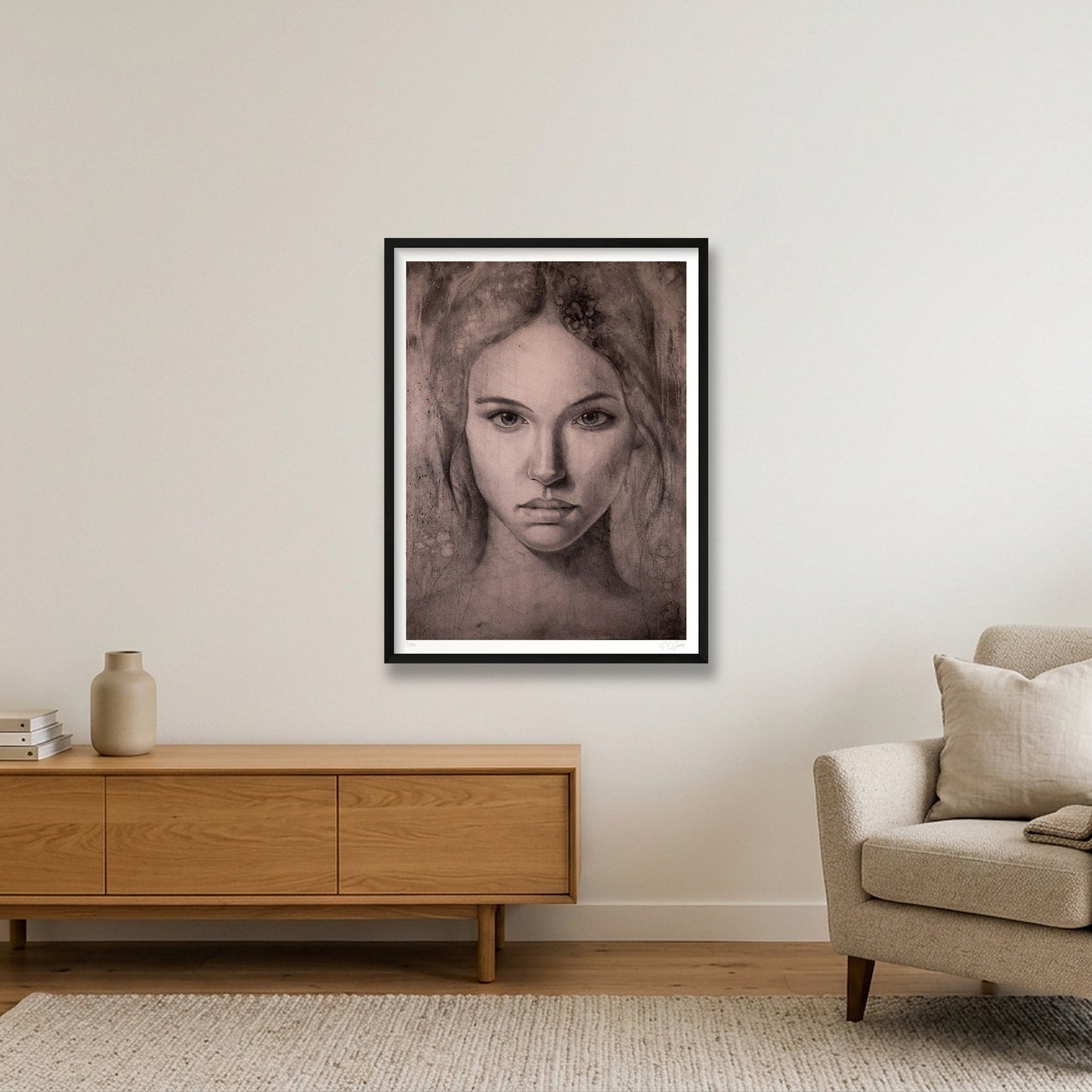 Katerina_Tint — 60×80cm, 24×31" Black Frame