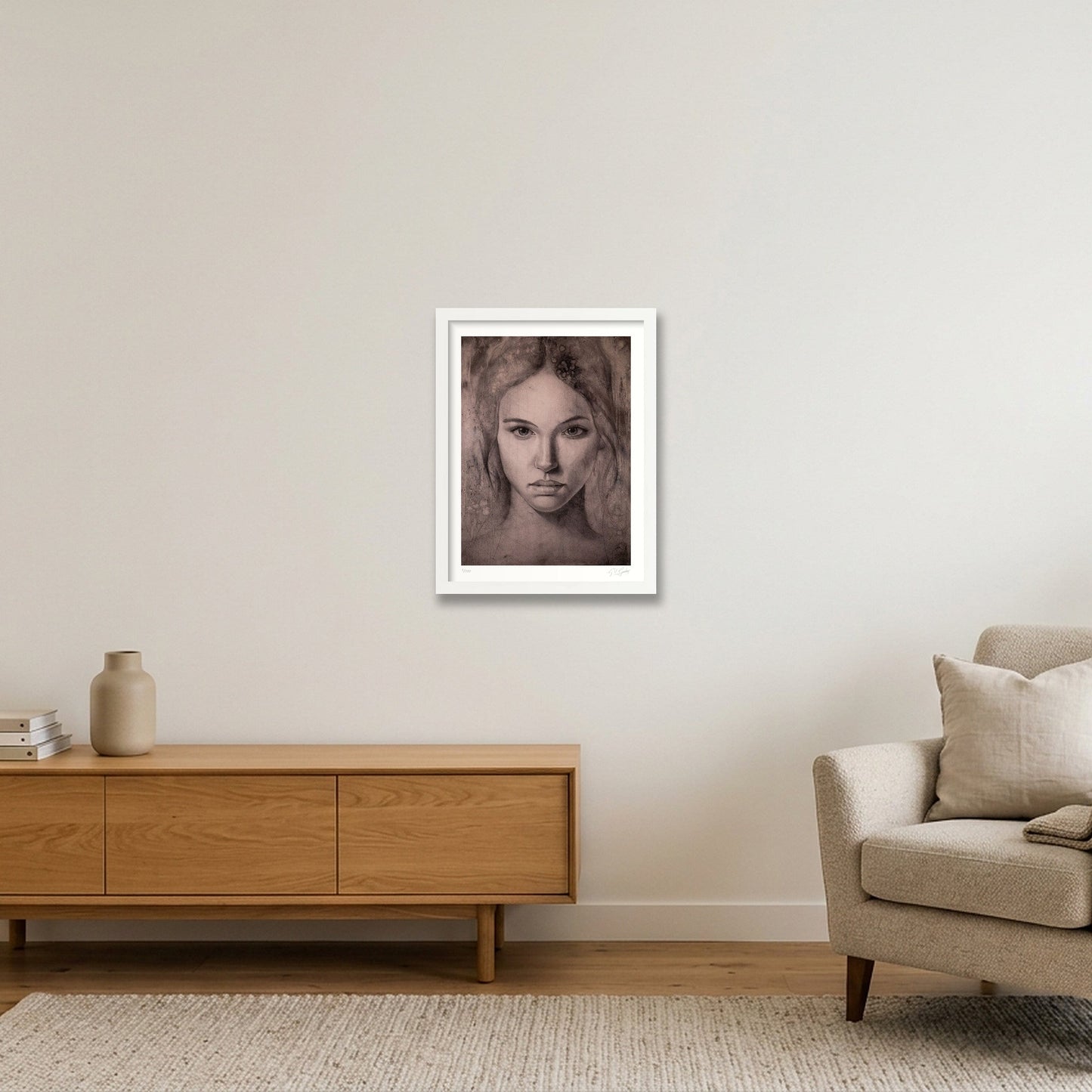 Katerina_Tint — 30×40cm, 12×16" White Frame