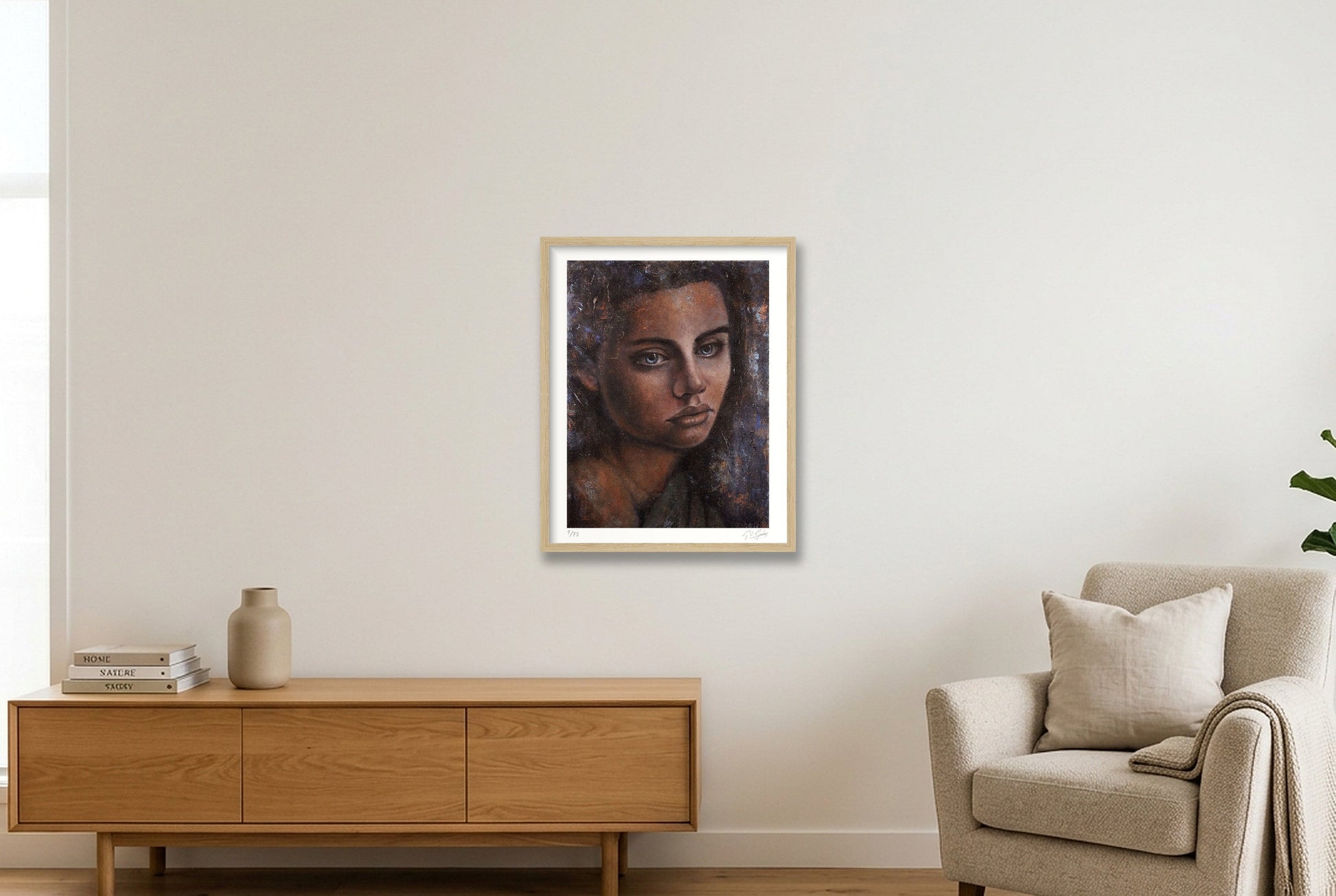 Bronte — 40×50cm, 16×20" Oak Frame