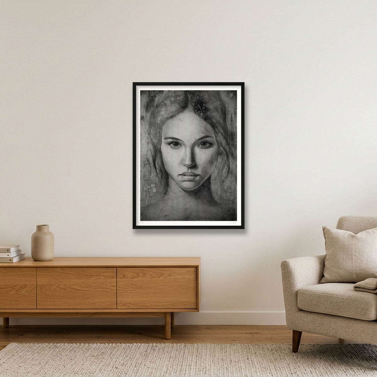 Katerina — 60×80cm, 24×31" Black Frame