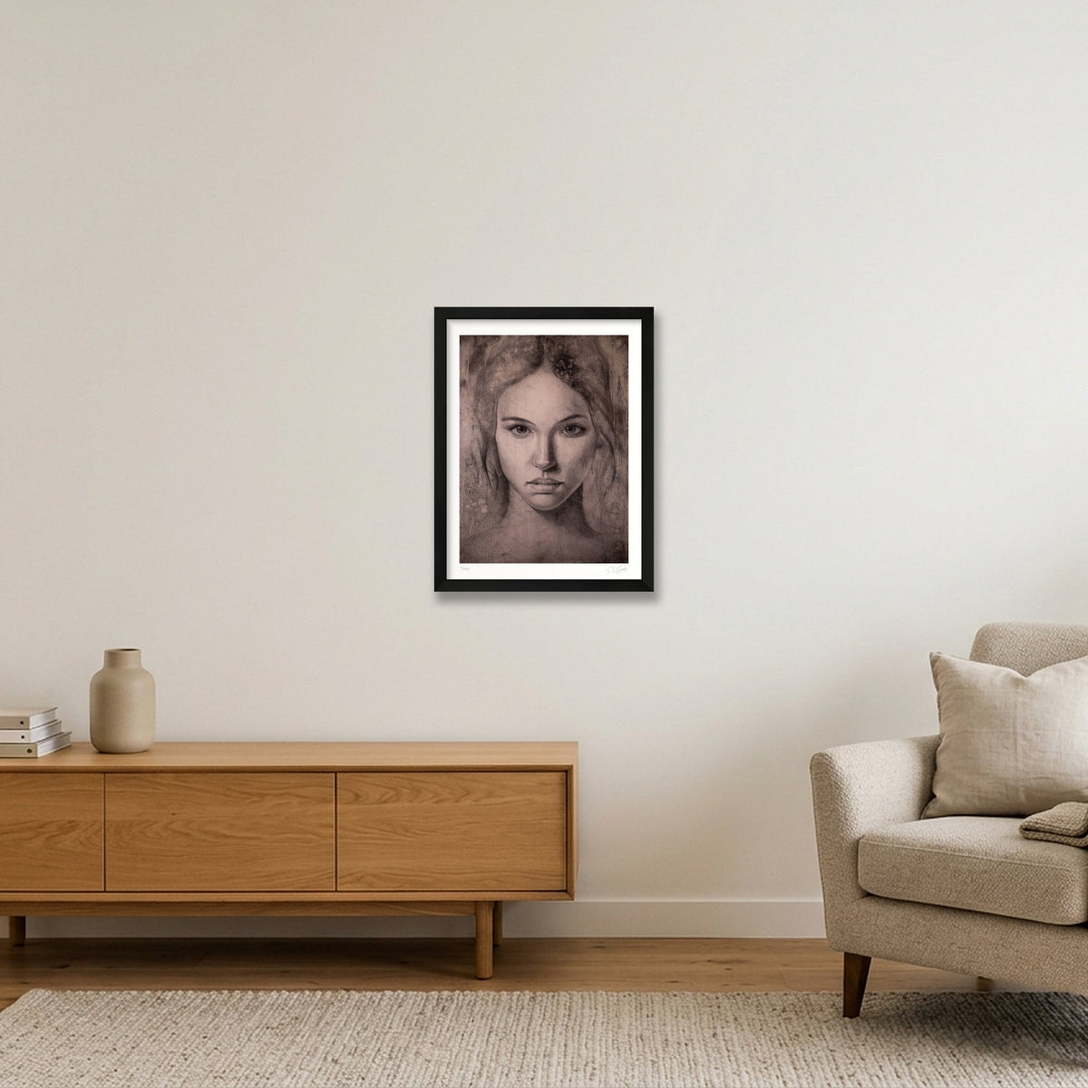 Katerina_Tint — 30×40cm, 12×16" Black Frame