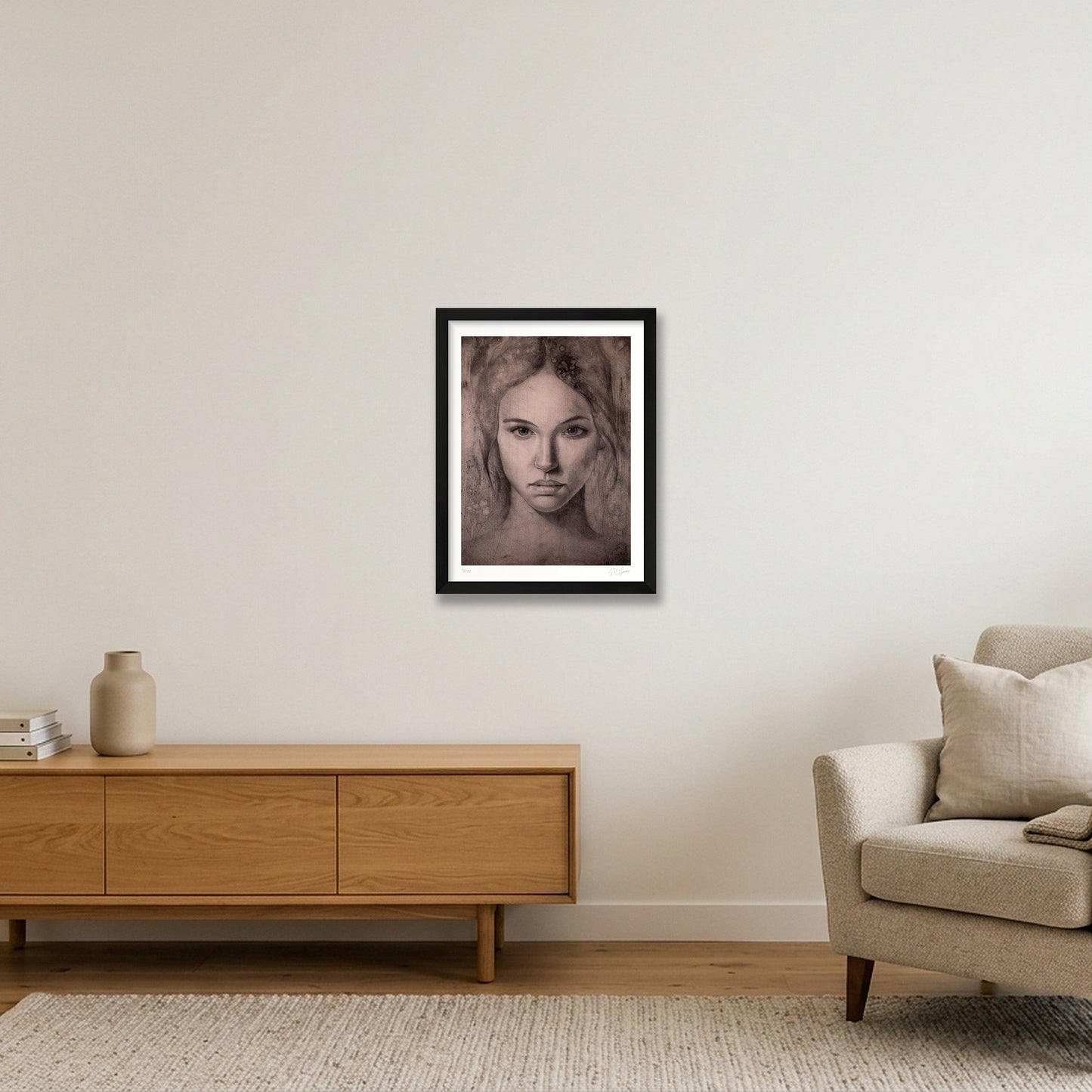 Katerina_Tint — 30×40cm, 12×16" Black Frame