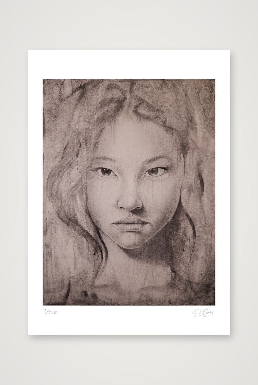 Lian (Lotus Flower) — A4 (21×30cm, 8×12") Print only