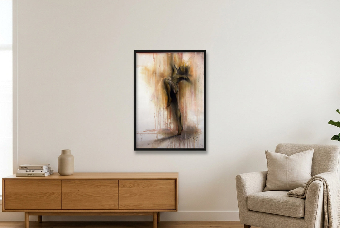 Reach — 59×84cm, 23×33" Black Frame