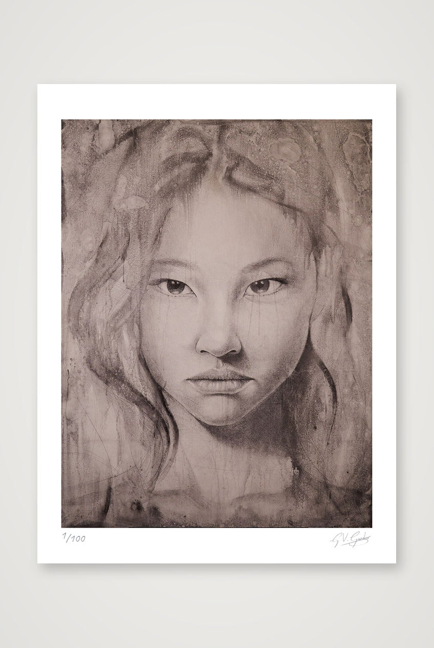 Lian (Lotus Flower) — 30×40cm, 12×16" Print only