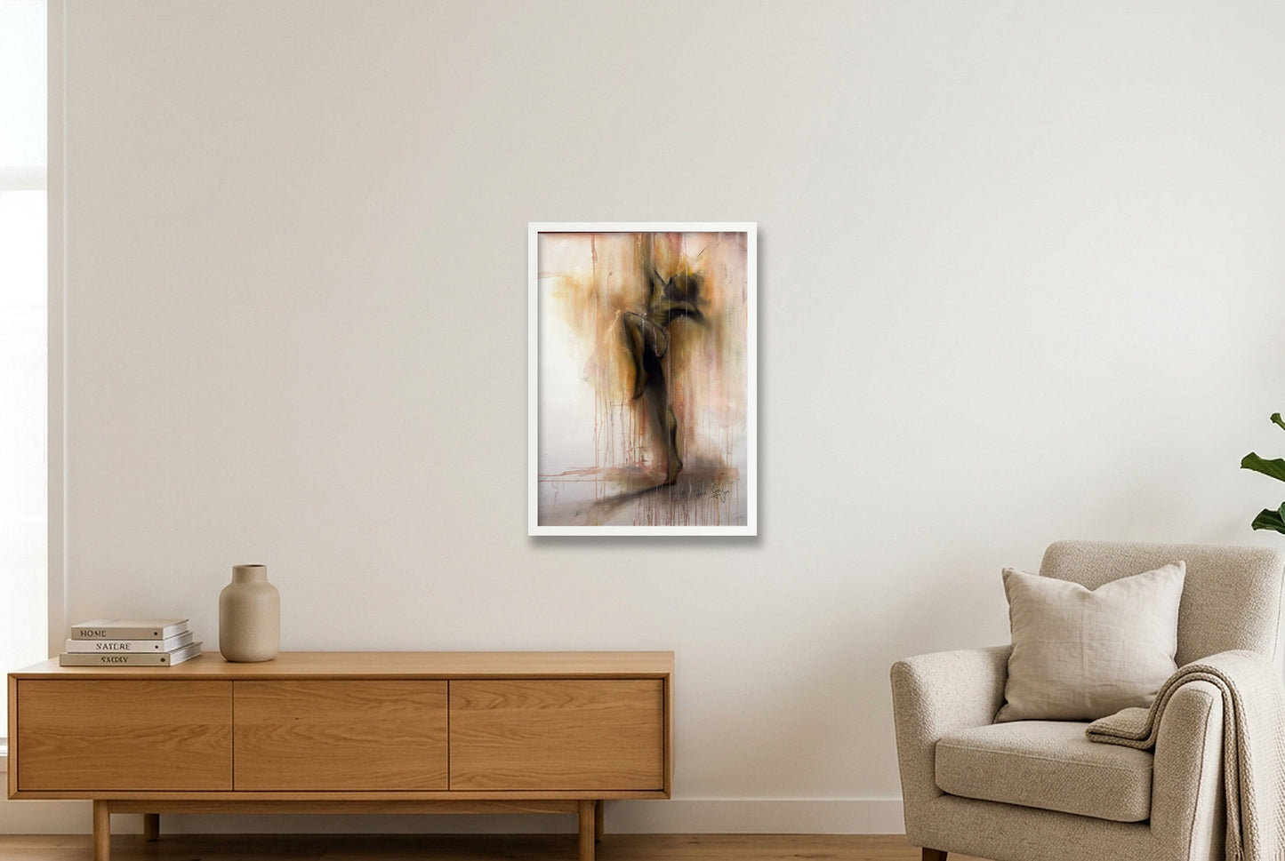 Reach — 42×59cm, 17×23" White Frame